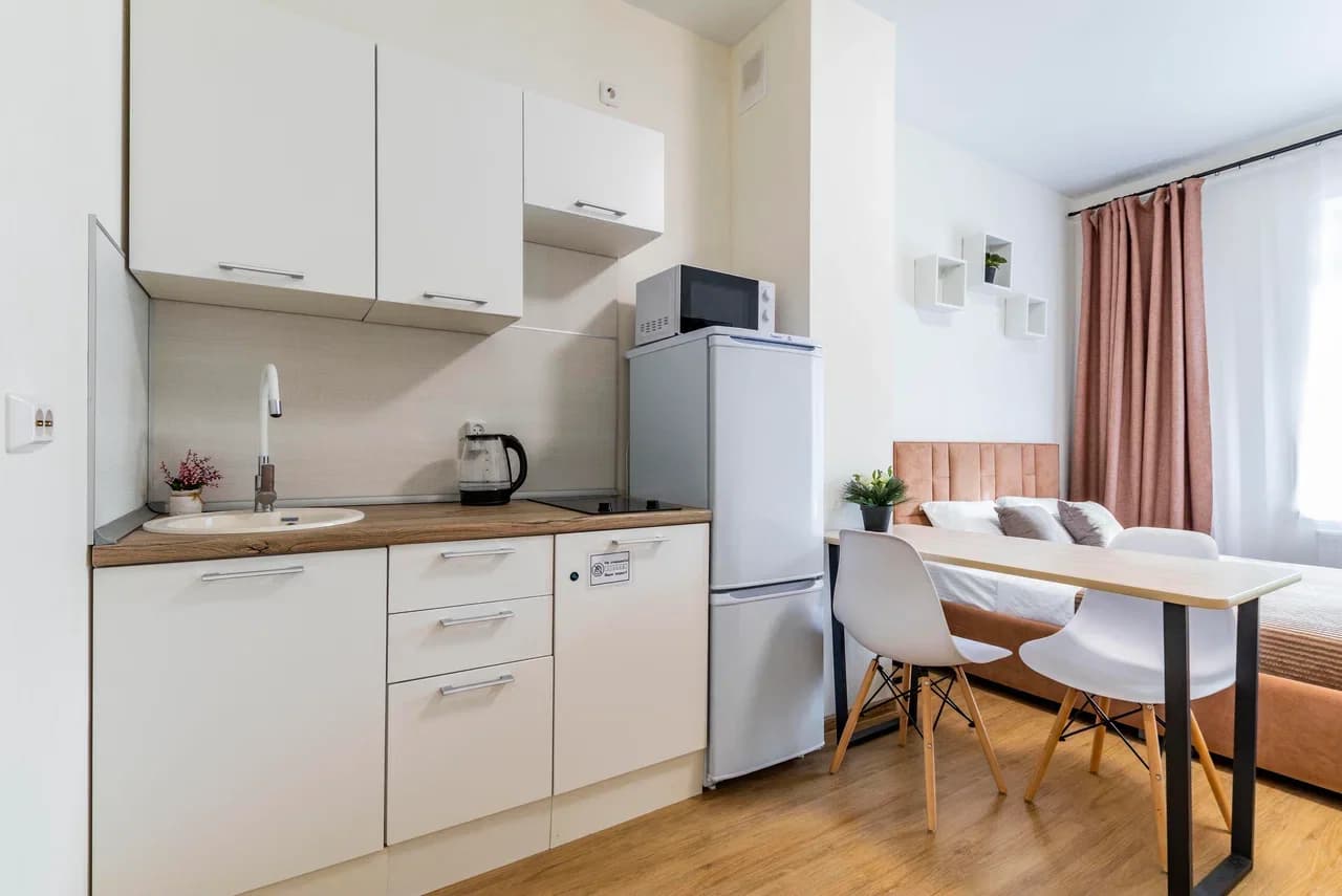 Снять квартиру-студию в Екатеринбурге у метро Чкаловская посуточно 3