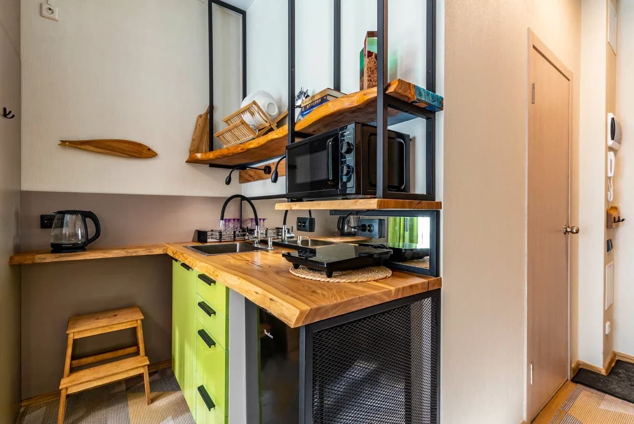 Снять квартиру-студию в Екатеринбурге у метро Чкаловская посуточно 2