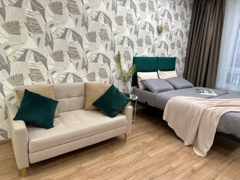 Квартира-студия, 27,4 м², 2 кровати