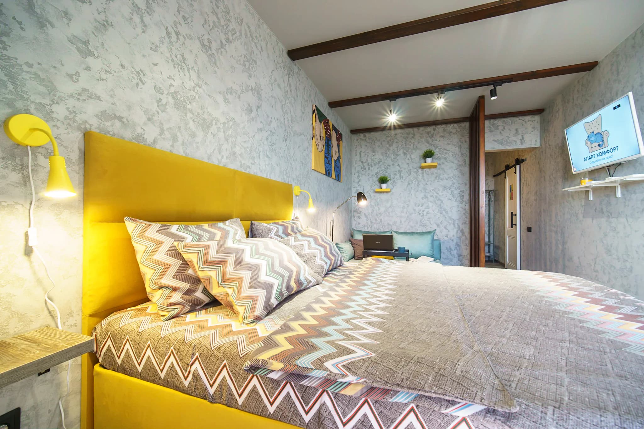 Квартира Студия Апарт Комфорт Лофт-Дизайн в ЖК Мозаика 1