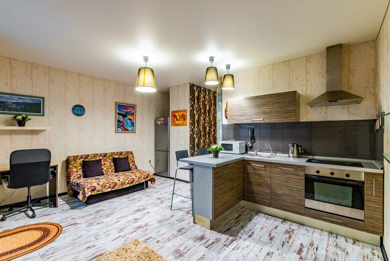 Снять квартиру-студию в Екатеринбурге, м. Чкаловская, Южный Автовокзал Посуточно