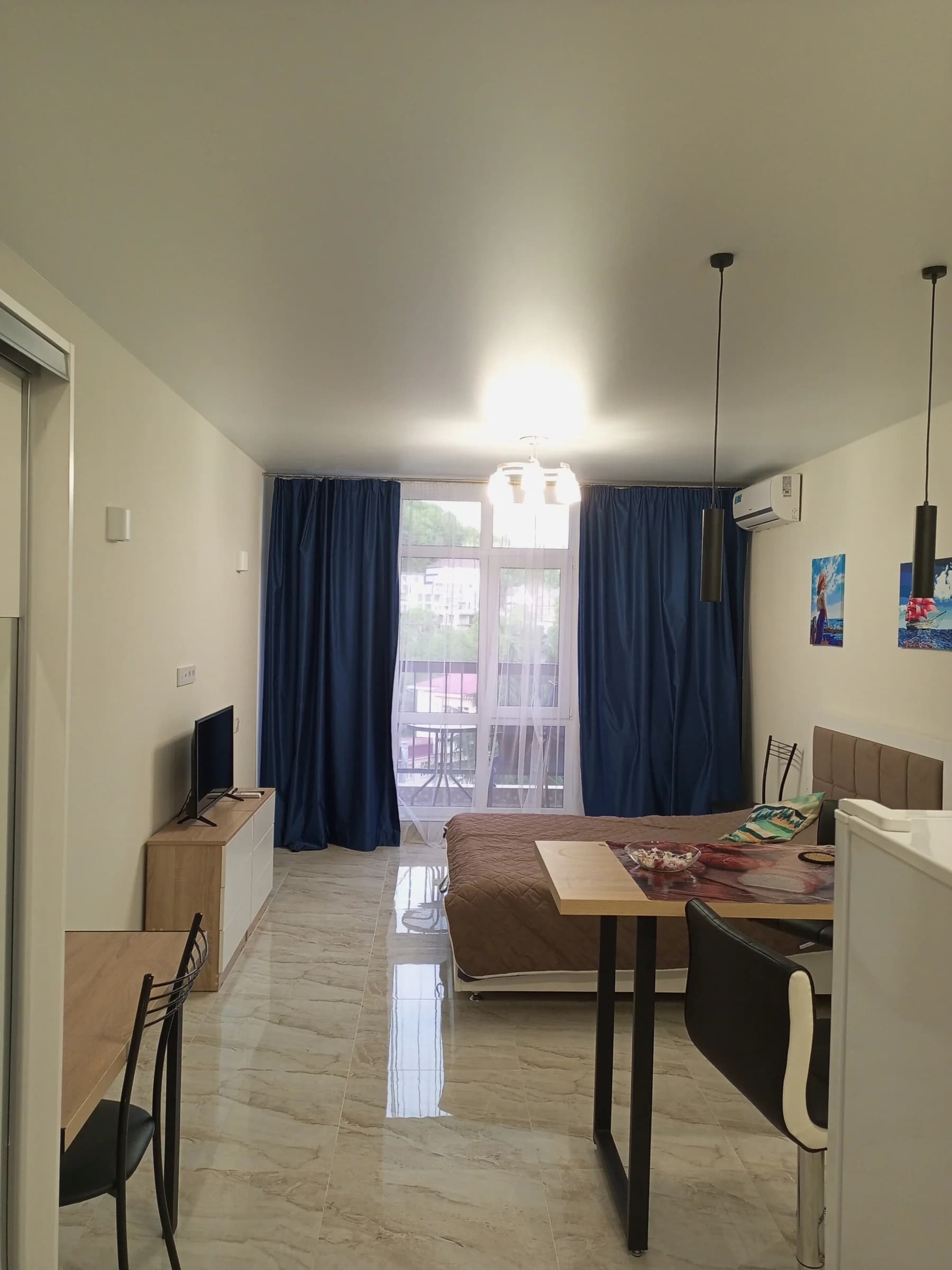 Снять на сутки студию в Сочи у моря (Гайдара 22)