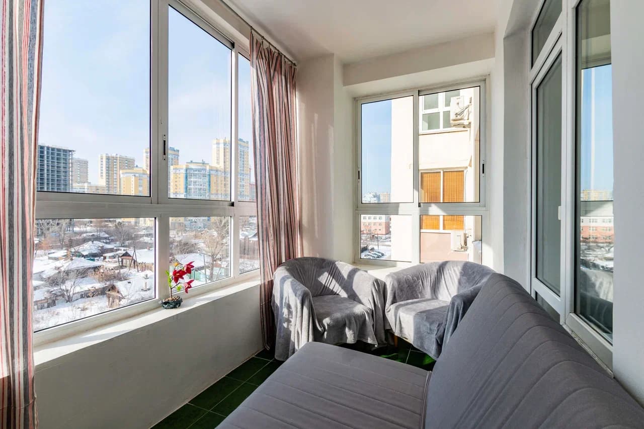 Снять квартиру-студию в Екатеринбурге микрорайон Ботанический посуточно 1